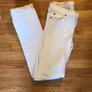 Madewell white jeans